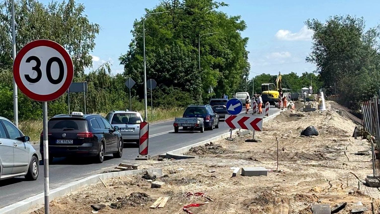 Czasowa zmiana organizacji ruchu na al. Jana Pawła II