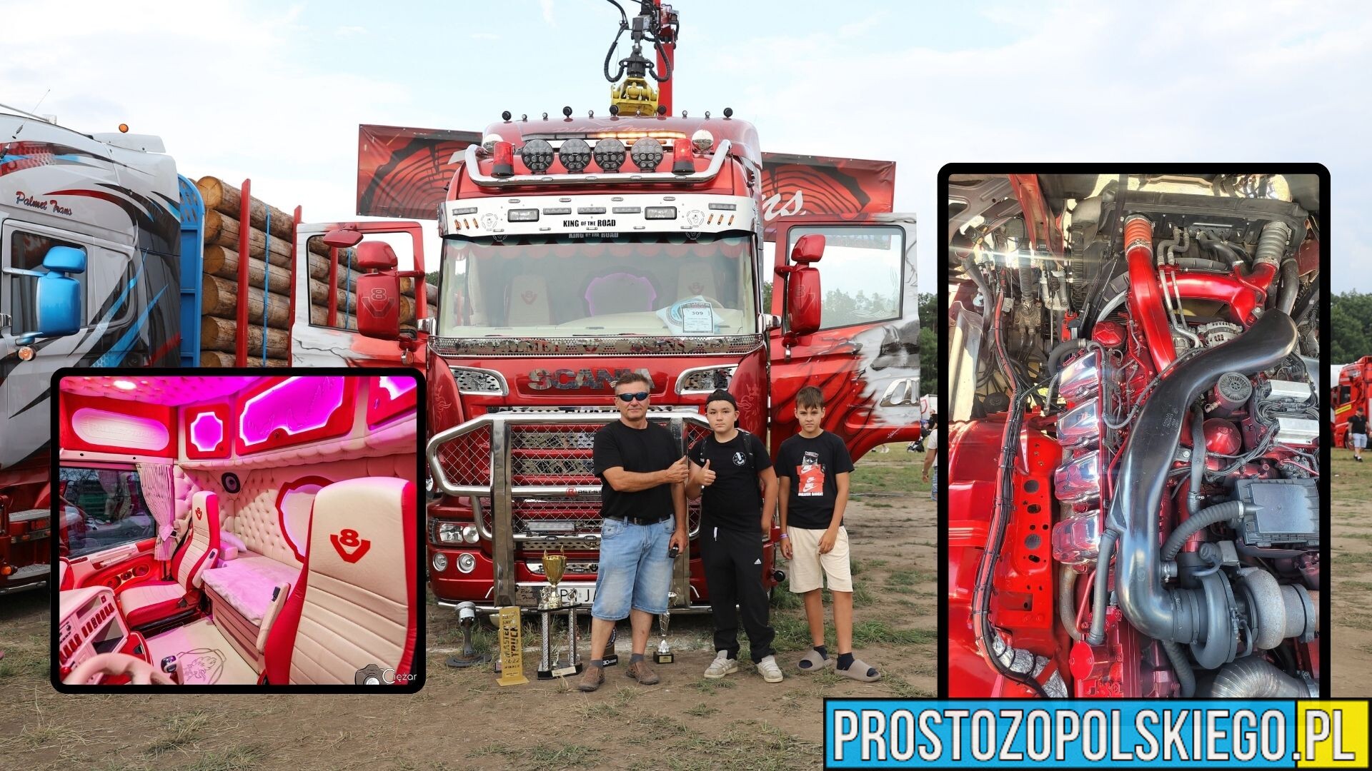 Czterokrotnie nagrodzona Scania V8 R620 zachwyciła publiczność na Master Truck Show 2026 (WIDEO)