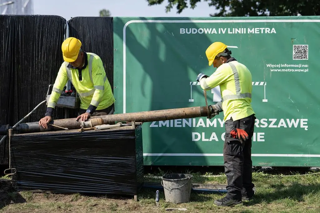 Rozpoczęły się odwierty geologiczne na Białołęce na trasie planowanej linii metra M4