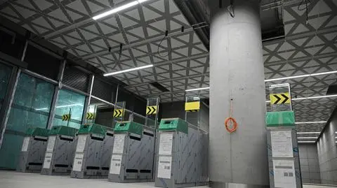 Odcienie szarości i nierówny "baranek". Nowe stacje metra coraz bliżej