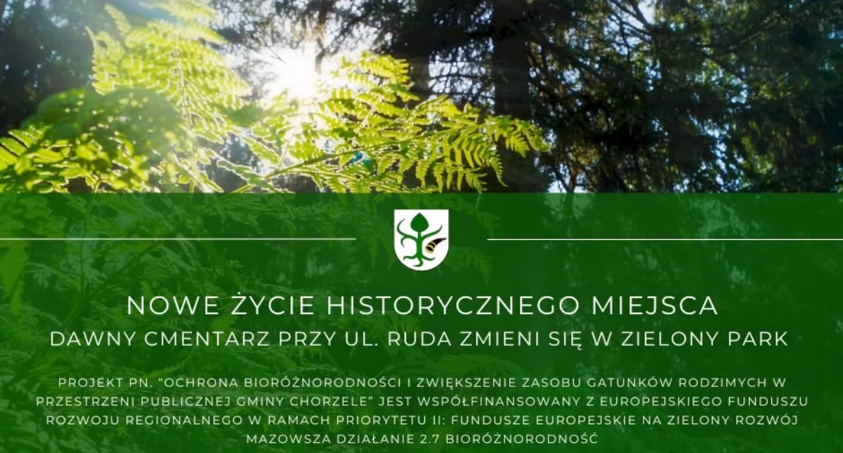 Dawny cmentarz zmieni się w park. Chorzele ruszają z wartym ponad 3 mln zł projektem