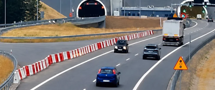 Dlaczego kierowcy ryzykują życie i zawracają przed tunelami na trasie S1?