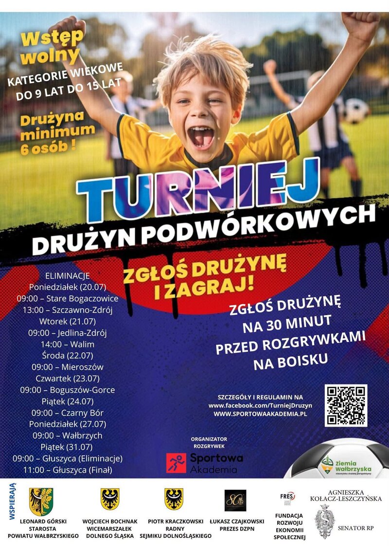 Dodano 15 lipca 2026 Piłkarskie emocje na Orlikach: Starosta Leonard Górski zaprasza na wakacyjny turniej