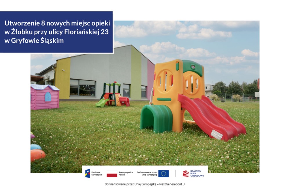 Dofinansowanie żłobka w Gryfowie z programu „Aktywny Maluch 2022-2029”