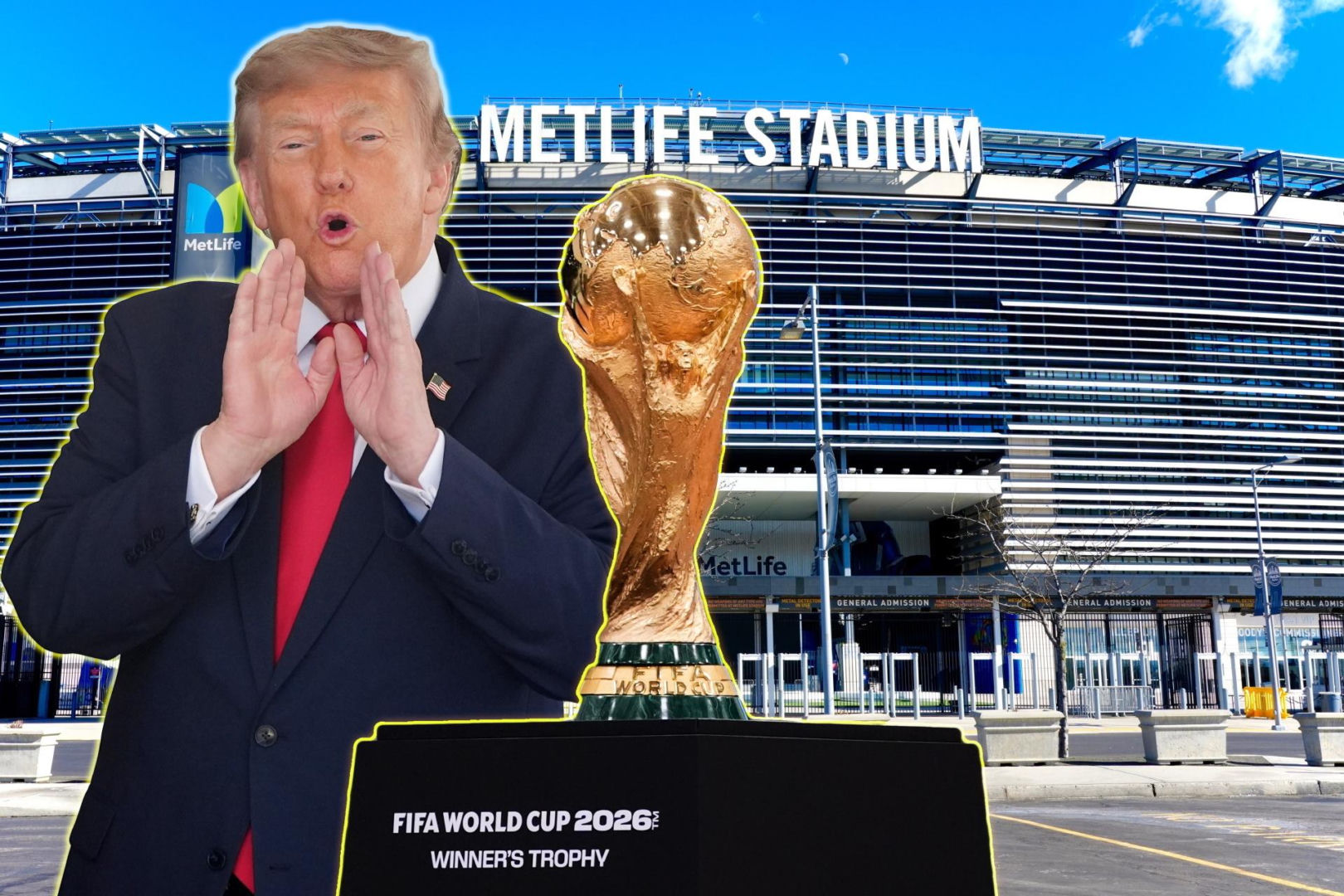 Donald Trump uświetni finał mundialu. Kto otrzyma z jego rąk puchar?