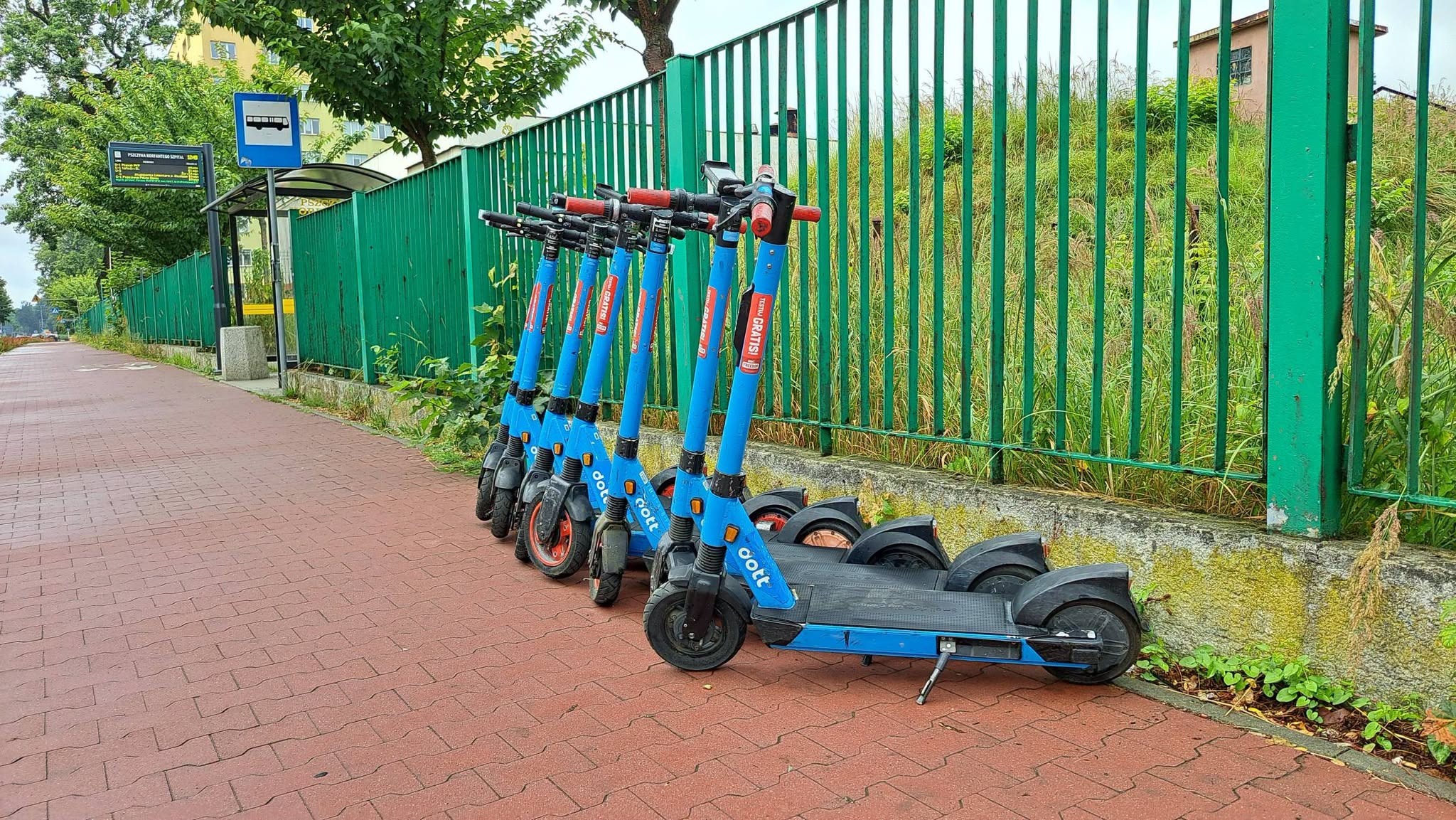 Dott zastąpił Bolta. Elektryczne hulajnogi wróciły na ulice Pszczyny
