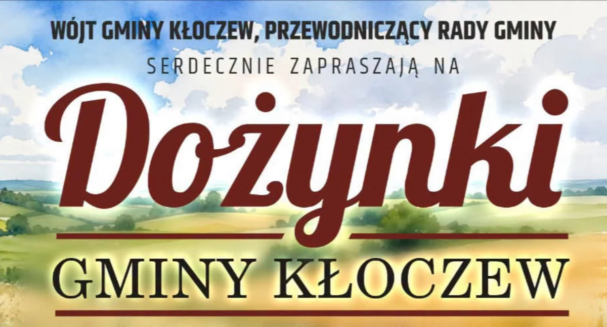 Dożynki Gminy Kłoczew. Zagrają Gąssowski i Discoboys