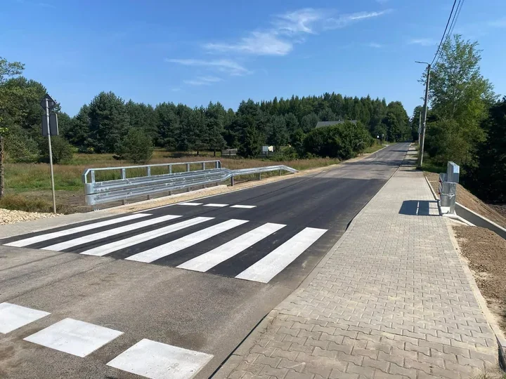 Droga w Hutkach znów dostępna. Przebudowa przepustu dobiegła końca