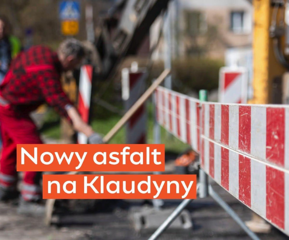 Drogowcy pracują na ul. Klaudyny