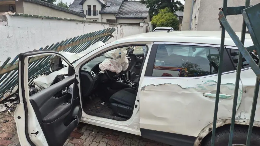 Wypadek z udziałem trzech aut na ulicy Parkowej w Legionowie