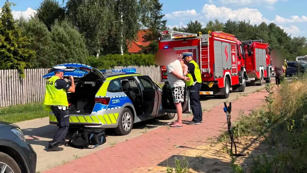 Potrącenie nastolatka koło Legionowa