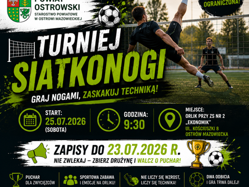 DRUGIE WYDARZENIE W RAMACH PROGRAMU AKTYWNY ORLIK 2026! czytaj więcej