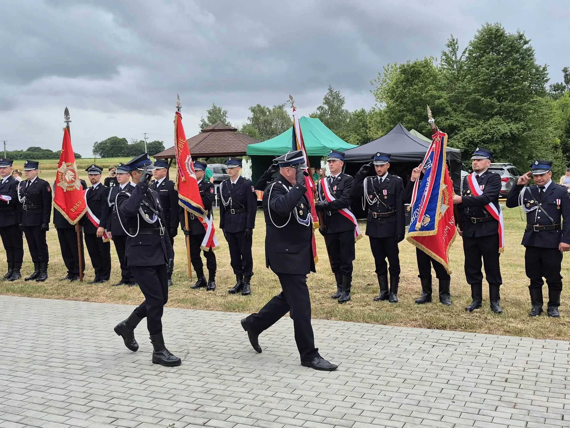 Druhowie z gminy Słupia uhonorowani za służbę mieszkańcom