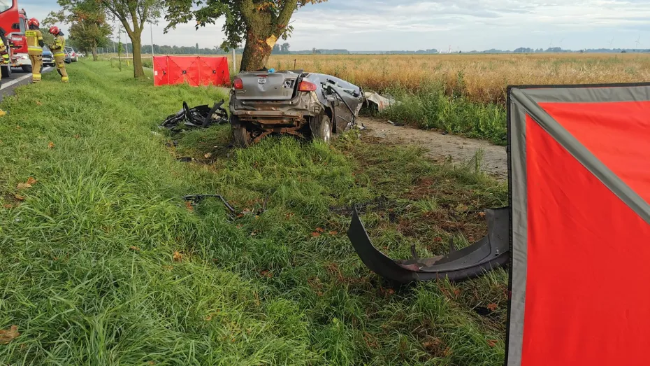Dwie osoby zginęły w wypadku na drodze krajowej