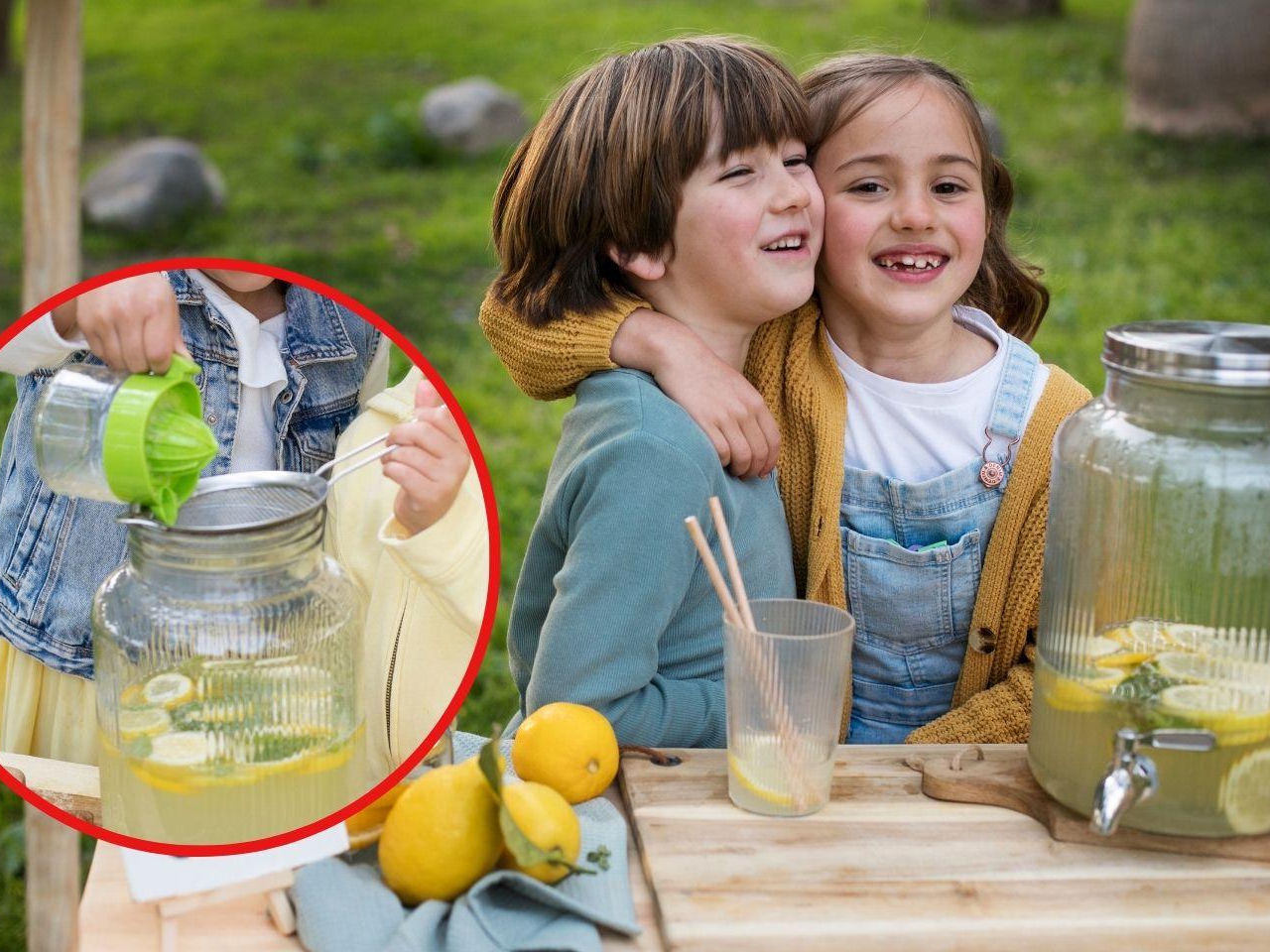 Dzieci sprzedają lemoniadę przy drogach. Co na to sanepid i straż miejska?