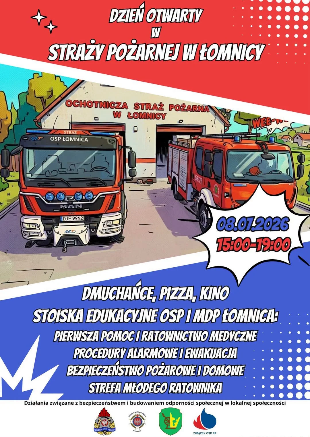 Dzień Otwarty w OSP Łomnica – Strażackie emocje dla całej rodziny!