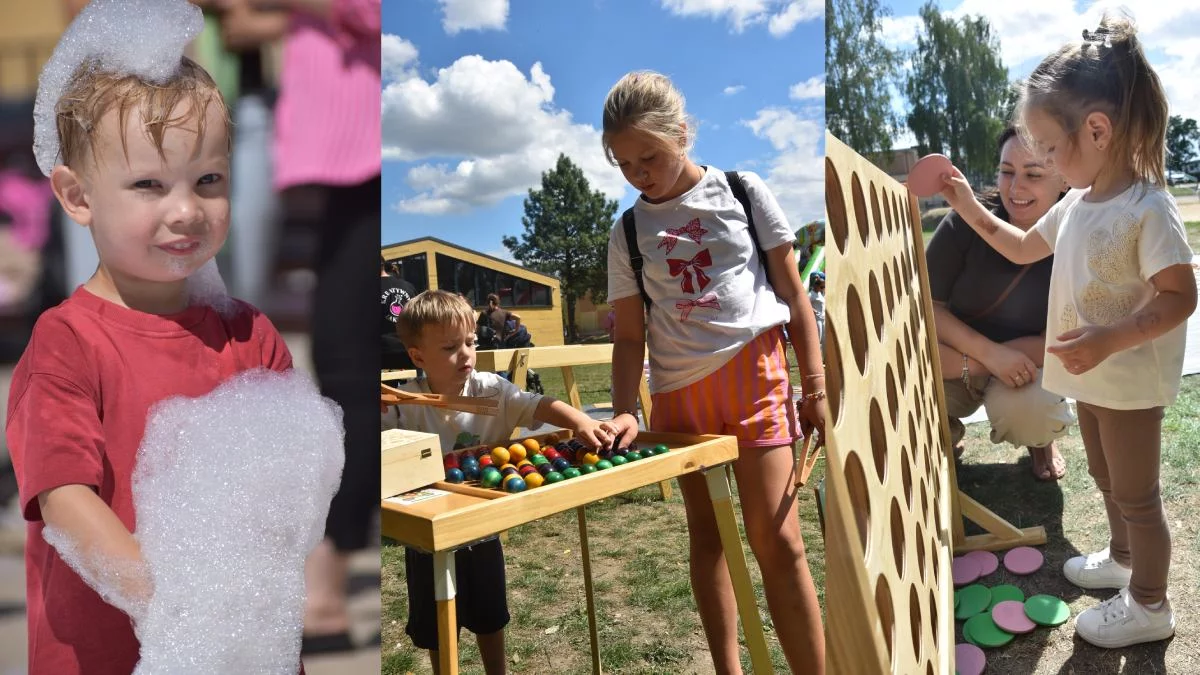 Dzień Zabaw zakończył tegoroczne półkolonie. Było słonecznie, mokro, a przede wszystkim edukacyjnie