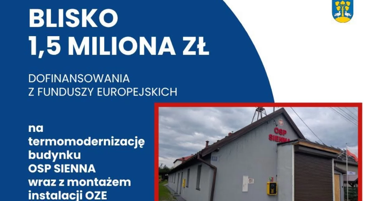 Dzisiaj Nowoczesne technologie w remizie OSP Sienn…