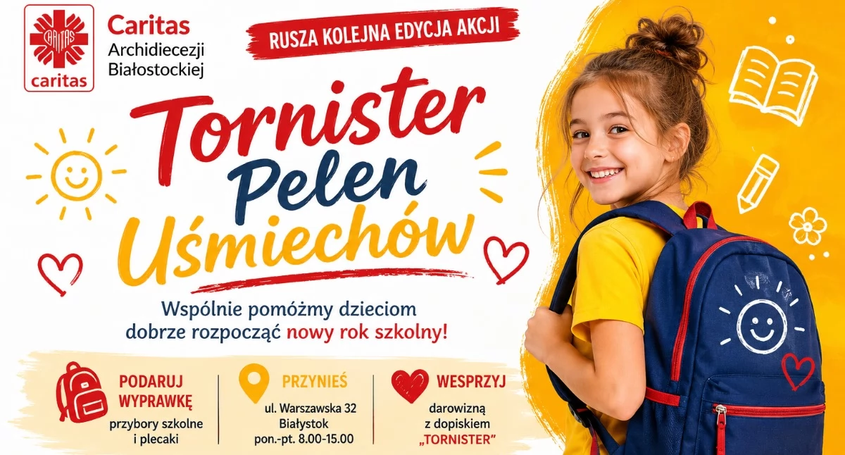 Dzisiaj Pomóżmy dzieciom z Białegostoku przed szkołą