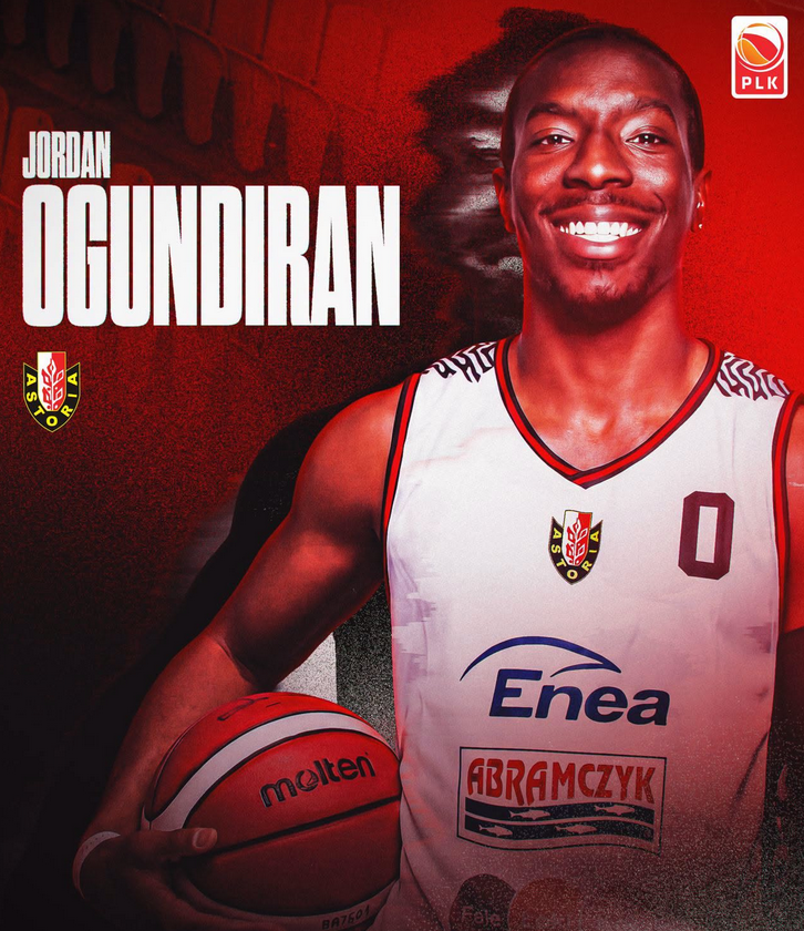 Enea Abramczyk Astoria Bydgoszcz pozyskała kolejnego zawodnika przed pierwszym sezonem po powrocie do Orlen Basket Ligi. Do beniaminka dołączył reprezentant Nigerii Jordan Ogundiran.