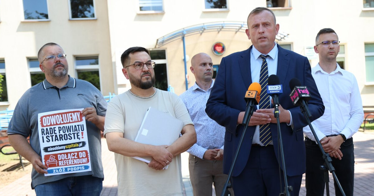 Europoseł Tomasz Buczek o referendum i szpitalu w Mielcu