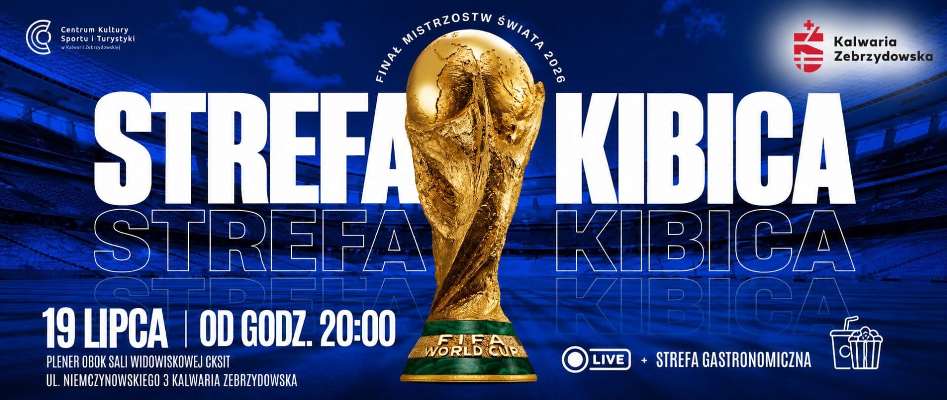 Finał mundialu na wielkim ekranie. W Kalwarii Zebrzydowskiej powstanie Strefa Kibica