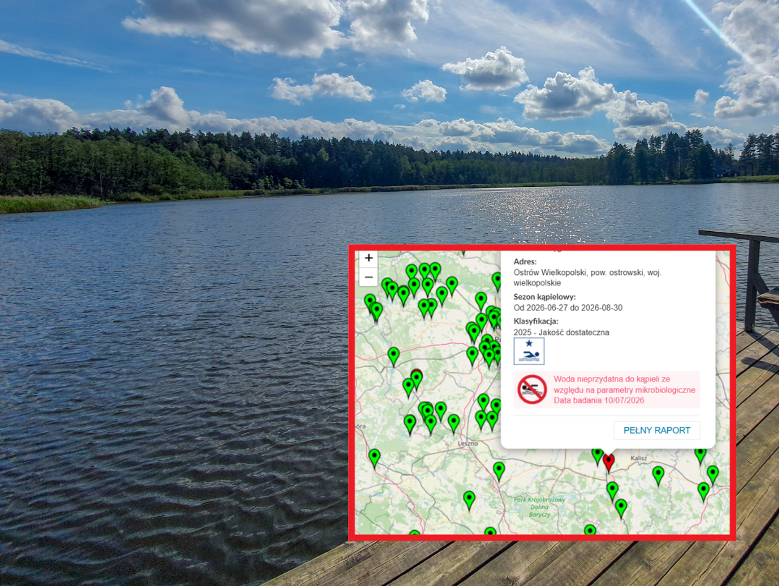 Gdzie nad wodę w regionie? To kąpieliska z pozytywną oceną sanepidu 𝐋𝐈𝐒𝐓𝐀