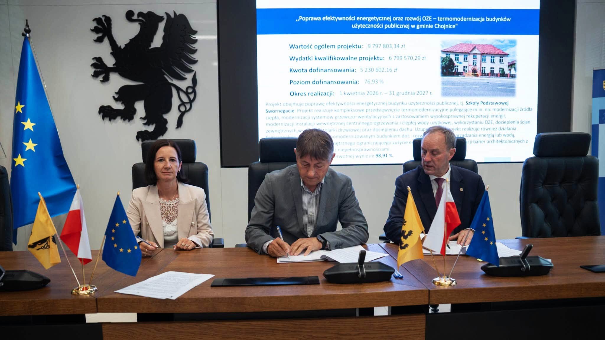 Gmina Chojnice na termomodernizację SP w Swornegaciach otrzymałą 5,2 mln zł