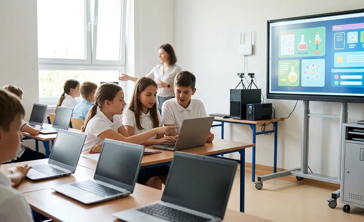 Gmina inwestuje w nowoczesną edukację. Szkoły z nowymi laboratoriami AI