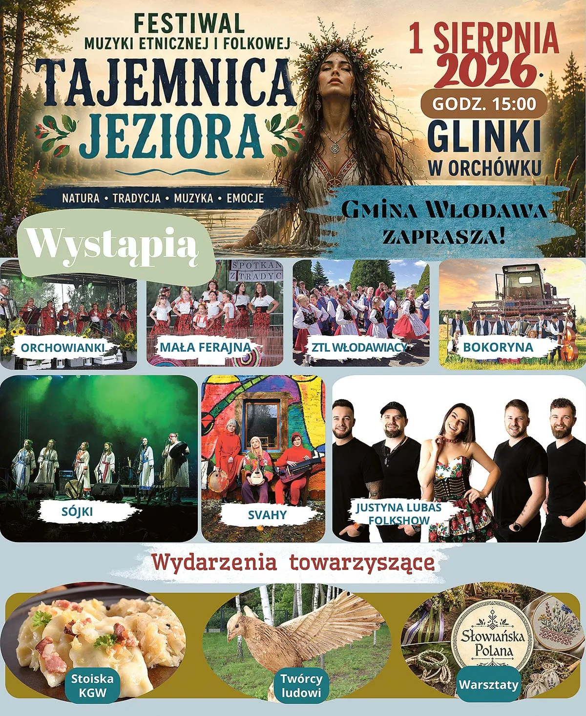 Gmina Włodawa zaprasza na Festiwal „Tajemnica Jeziora”