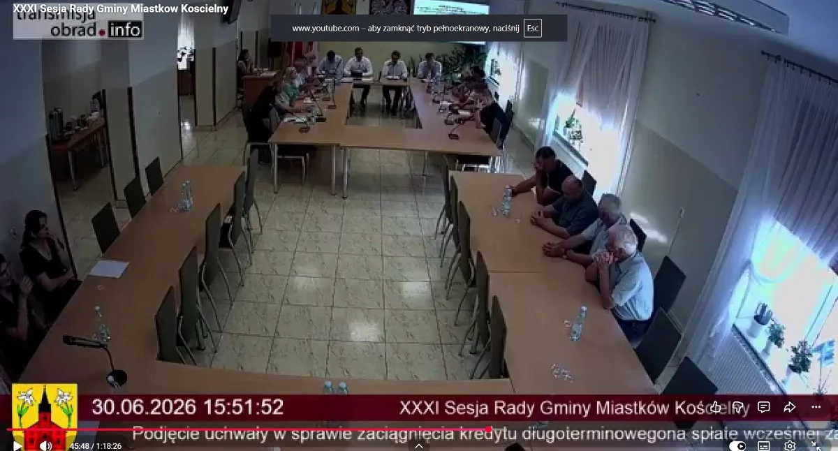 Gmina zaciąga ponad 2,6 mln zł kredytu. Radni byli jednomyślni