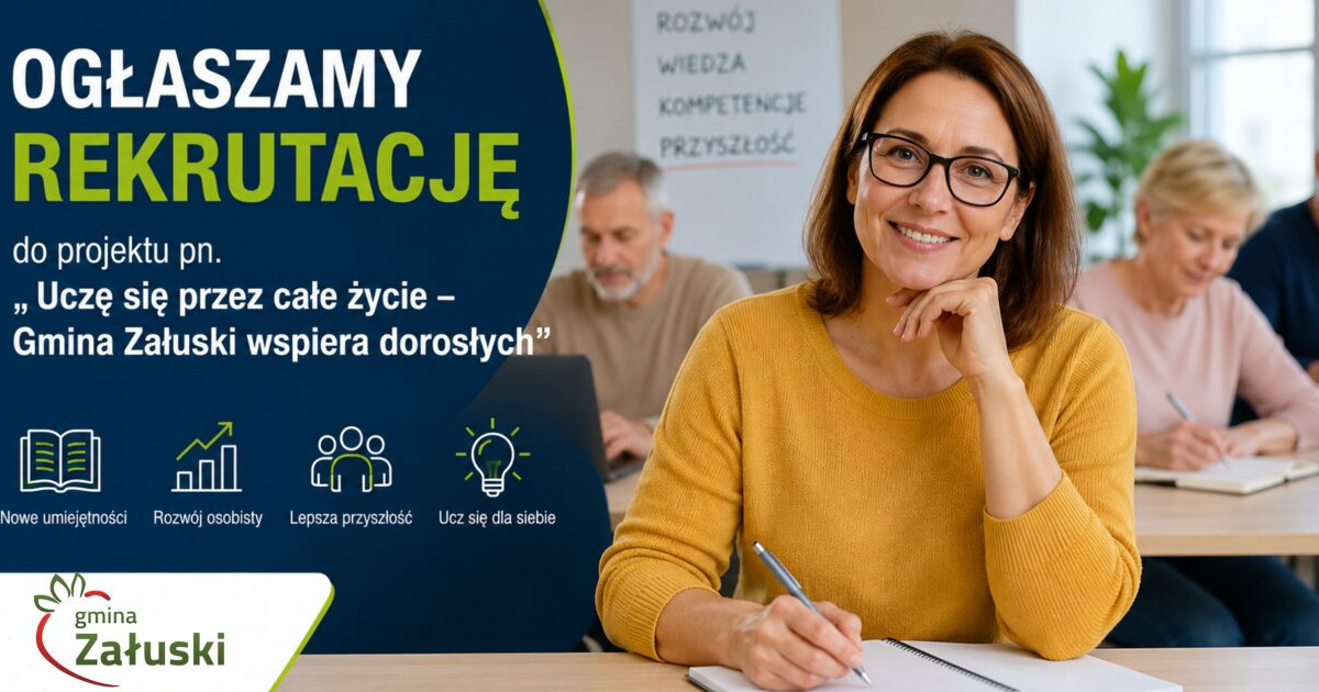 Gmina Załuski zaprasza do udziału w ciekawym projekcie