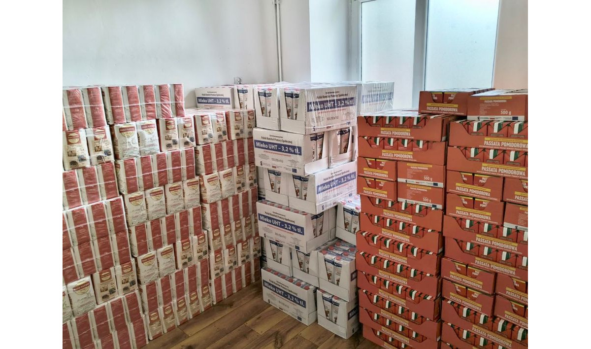 Goleszów: Lipcowe wydawanie żywności dla potrzebujących