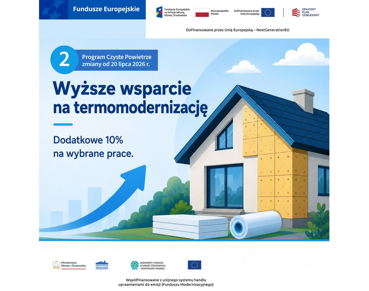 Goleszów: Nowe zasady programu „Czyste Powietrze”