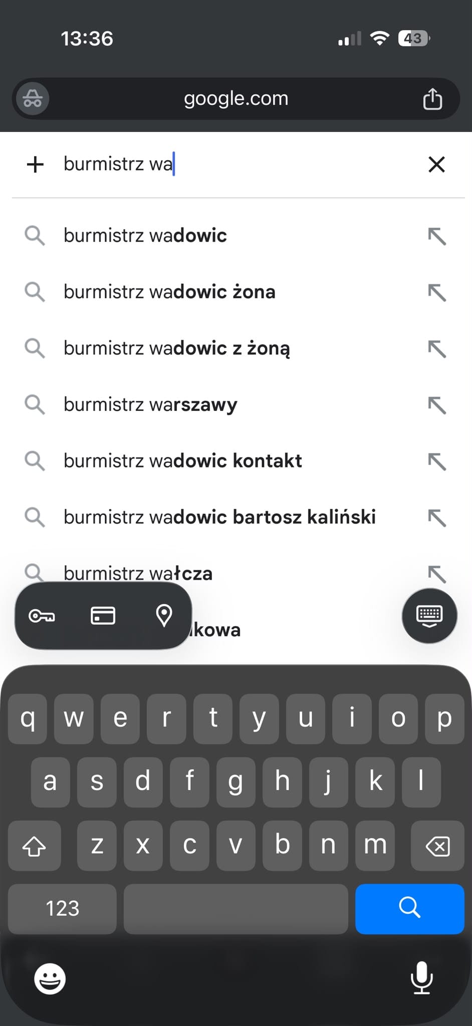 Google podpowiada nazwiska tylko niektórych burmistrzów. Od czego to zależy?