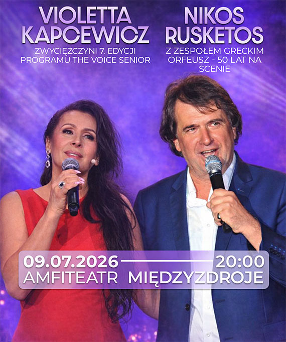 Grecka fiesta w sercu Międzyzdrojów! Nikos Rusketos i Orfeusz świętują 50 lat na scenie
