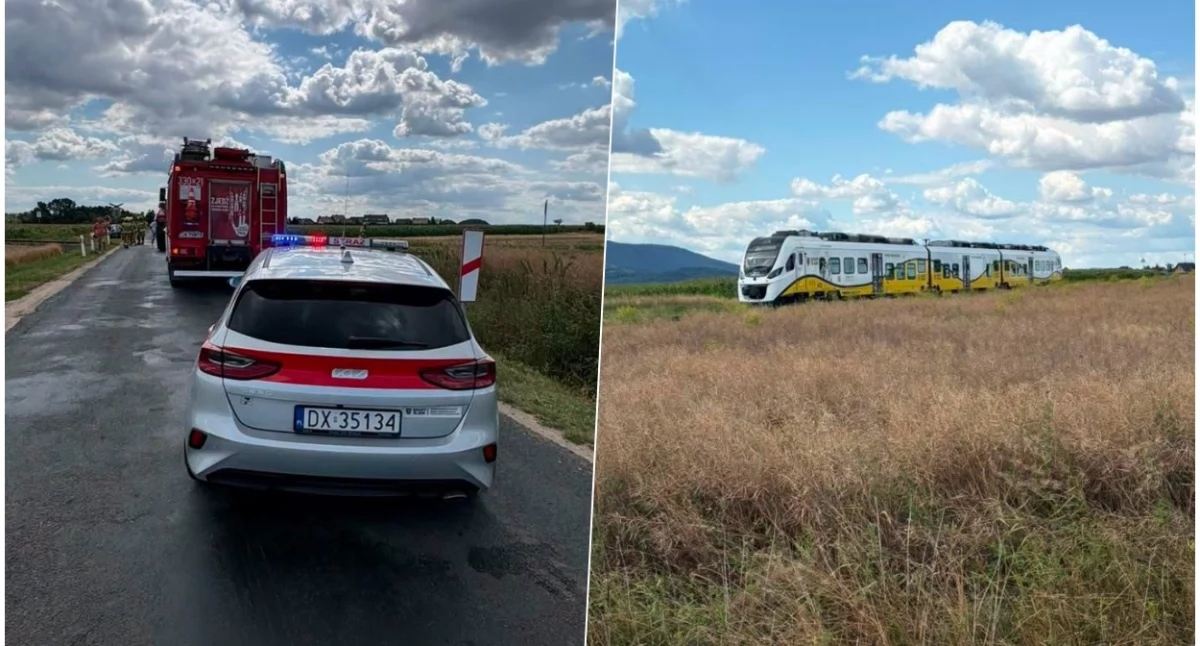 Groźny wypadek na przejeździe kolejowym. P…
