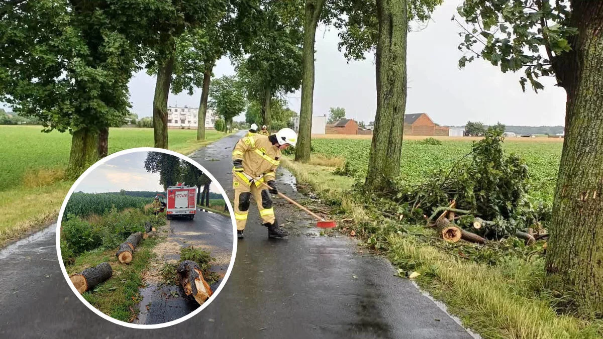 Gwałtowne burze nad Wielkopolską