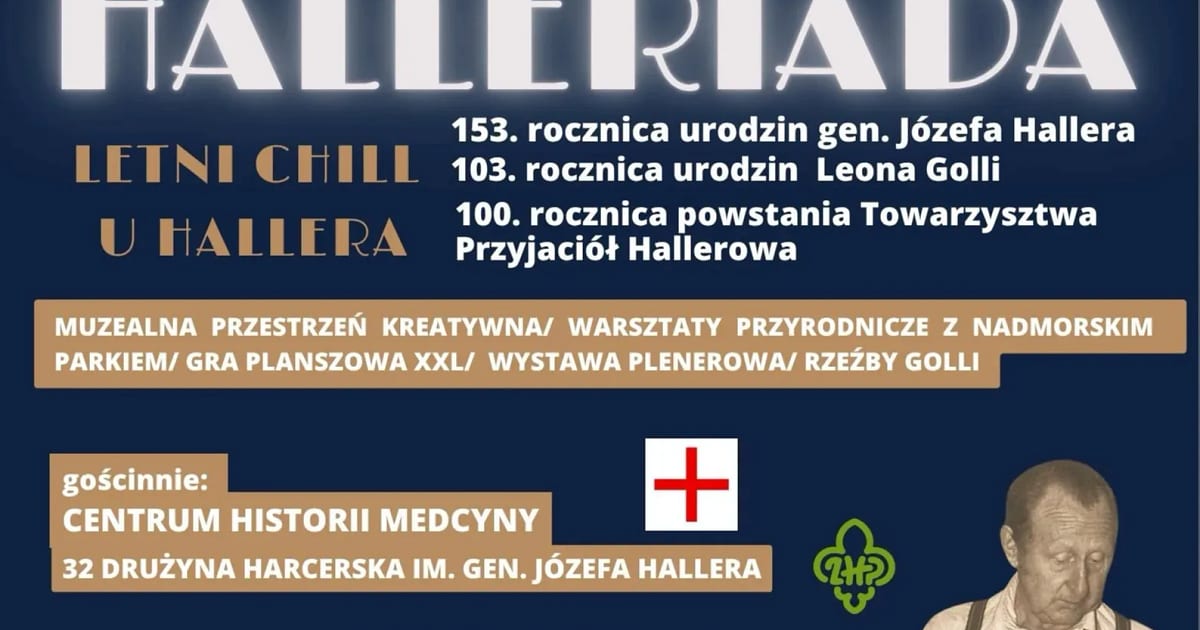 Halleriada 2026 we Władysławowie. Bezpłatny piknik w Hallerówce 13 sierpnia