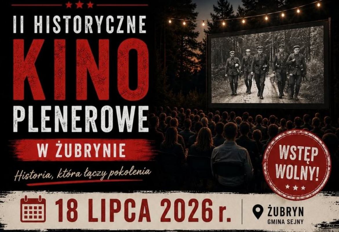II Historyczne Kino Plenerowe w Żubrynie