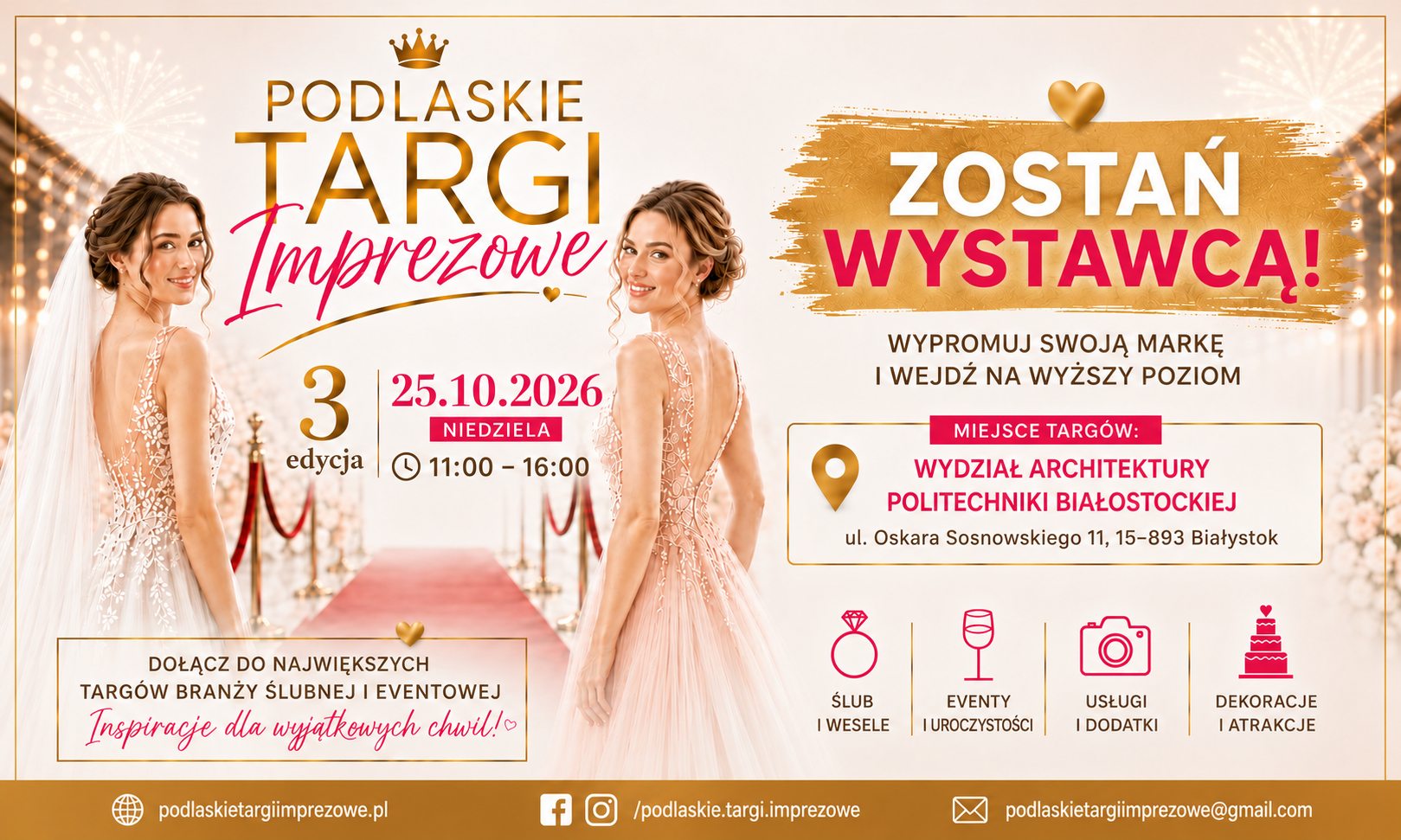 III Podlaskie Targi Imprezowe nadchodzą. Trwa nabór wystawców