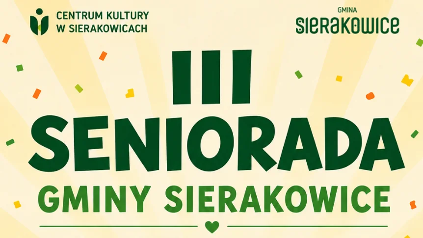 III Seniorada Gminy Sierakowice już 23 lipca. Będzie muzyka, wspólne biesiadowanie i porady dla seniorów