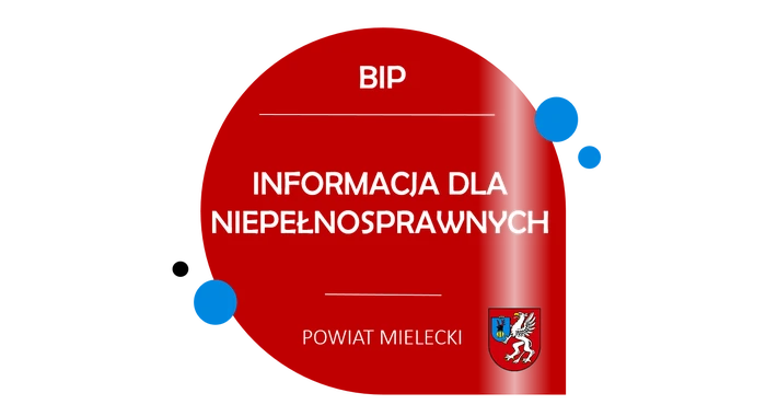 Informacja dla osób niepełnosprawnych