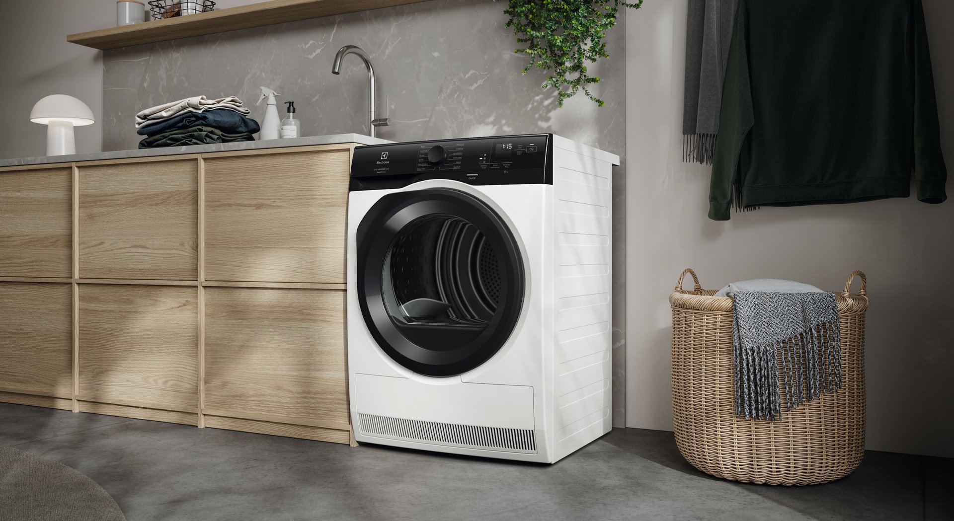 Jak działa szybkie pranie pełnego wsadu w pralce Electrolux z programem FullWash45?