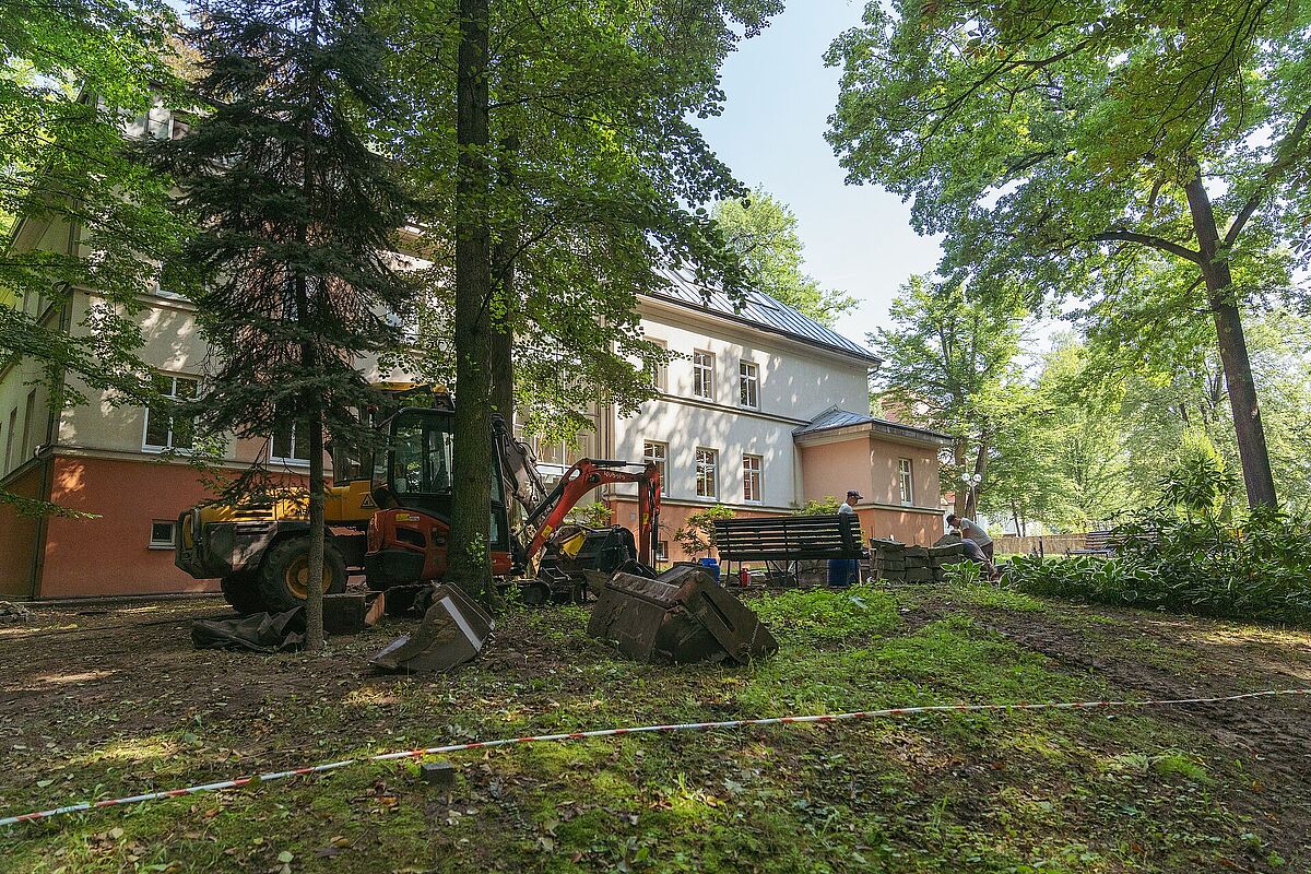 Jastrzębie-Zdrój: Park Zdrojowy przechodzi rewitalizację za 1,6 mln zł