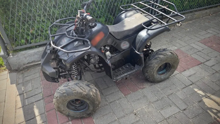 Jechał pijany quadem bez kasku i tablic, za to z trzema dożywotnimi zakazami prowadzenia pojazdów!