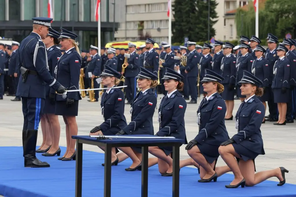 Nadinspektor Roman Kuster podczas centralnych obchodów Święta Policji