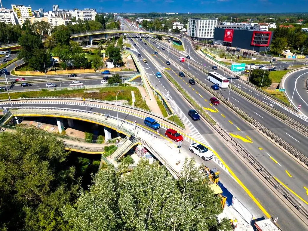 Remont na Moście Siekierkowskim
