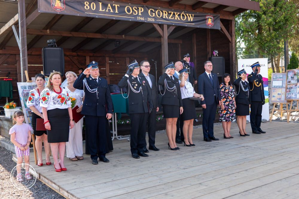 Jubileusz 80-lecia OSP Gorzków. Uhonorowano druhów za lata oddanej służby
