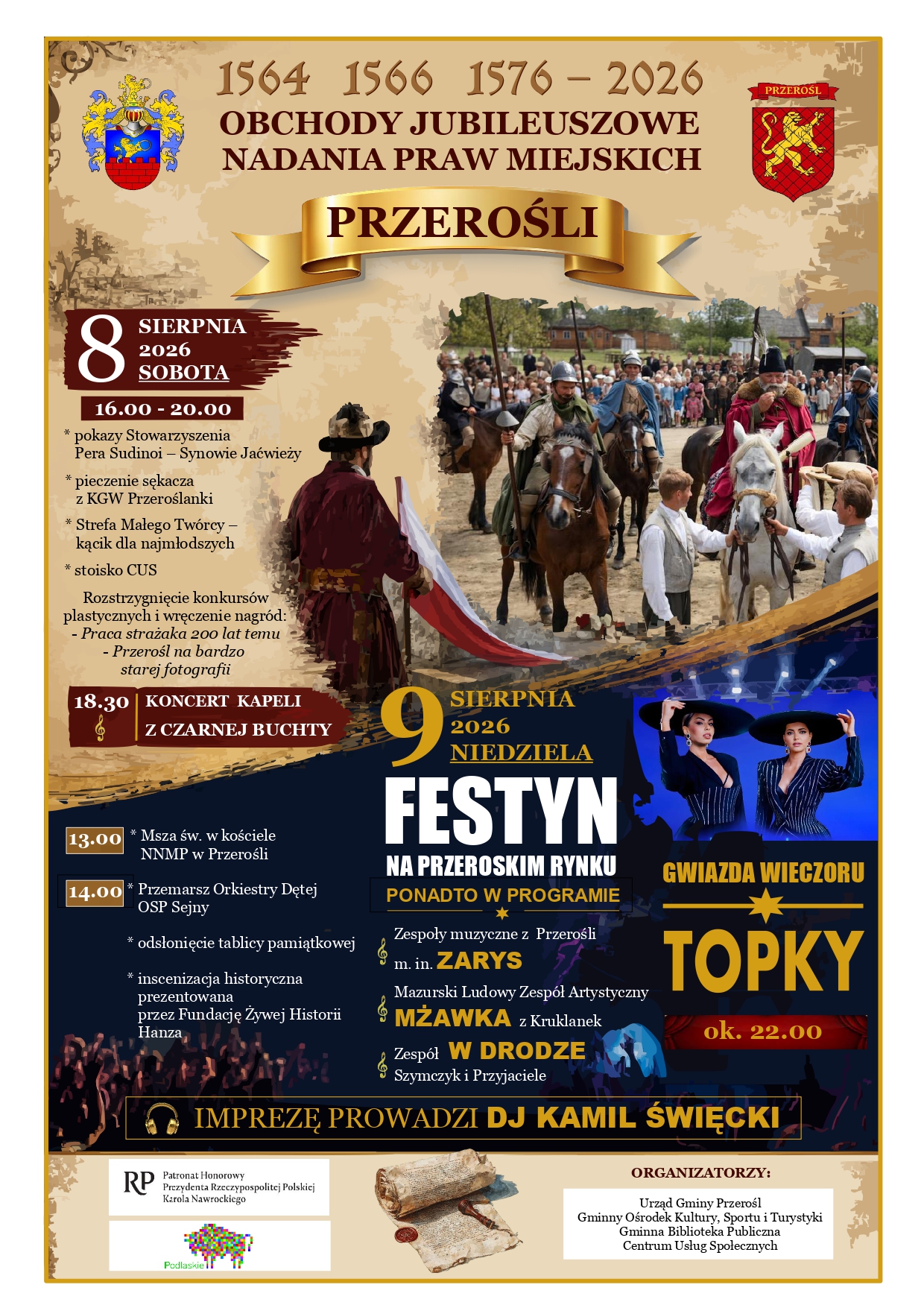 Jubileusz Nadania Praw Miejskich Przerośli